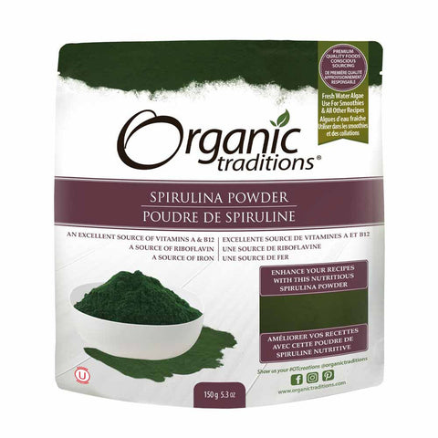 Organic Traditions Org Spirulina Powder 150g