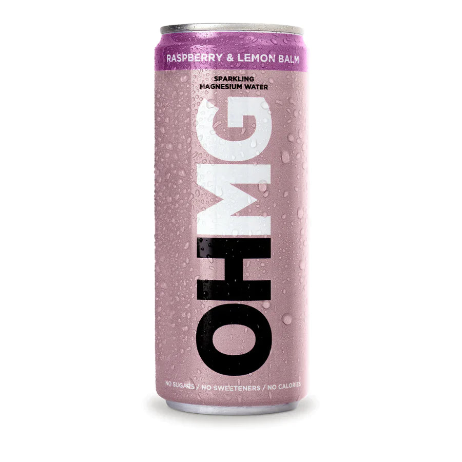 OHMG Raspberry & Lemon Balm Magnesium Water 330ml (Pack of 12)