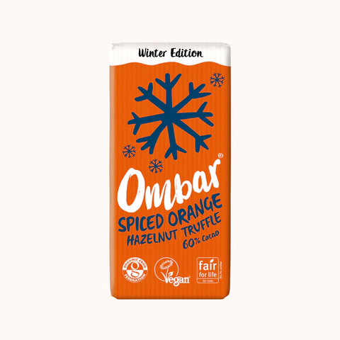 Ombar Spiced Orange Hazelnut Truffle 70g (Pack of 10)