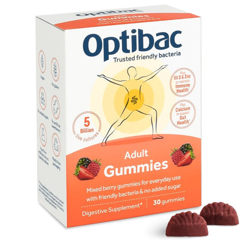 Optibac Probiotics Adult 30 Gummies (Pack of 9)