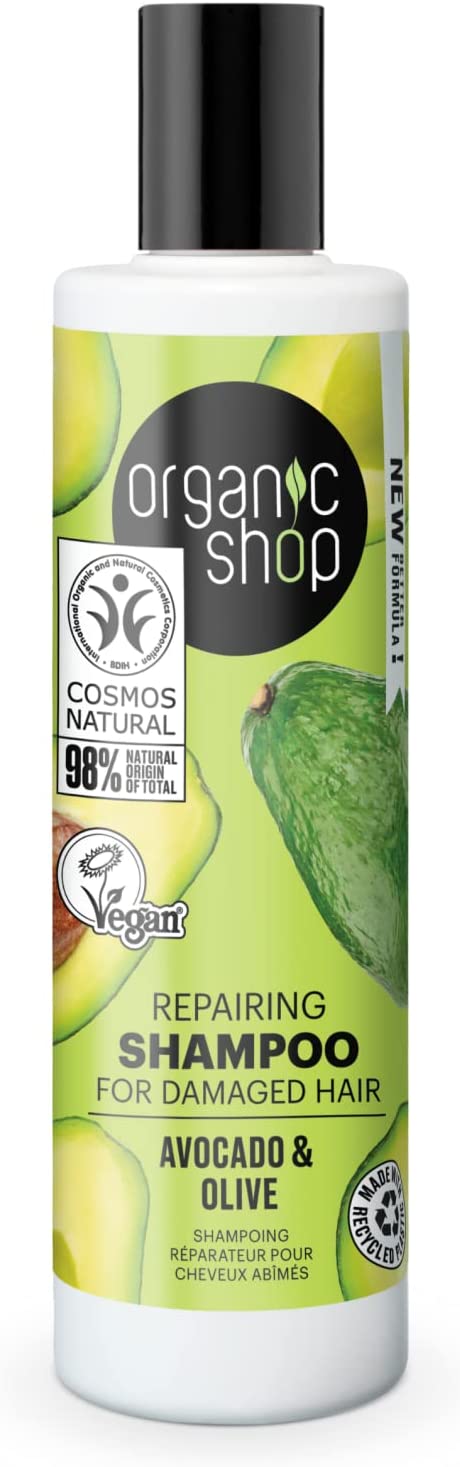 Organic Shop Repairing Shampoo A&O 280ml (Pack of 6)