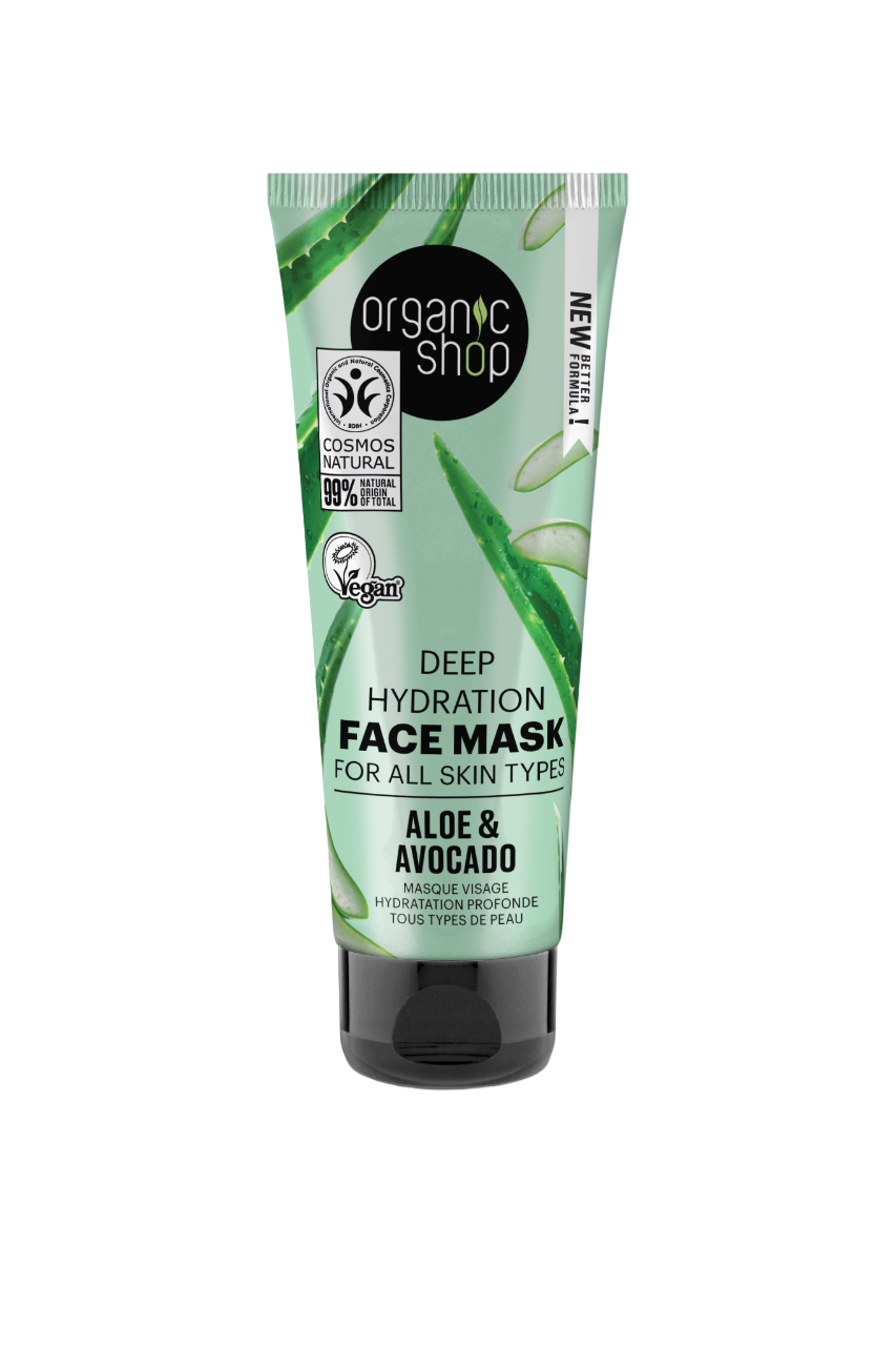Organic Shop Hydration Face Mask A&A 75ml (Pack of 6)