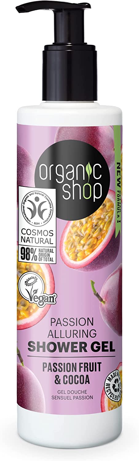 Organic Shop Passion ShowerGel PF&C 280ml (Pack of 6)