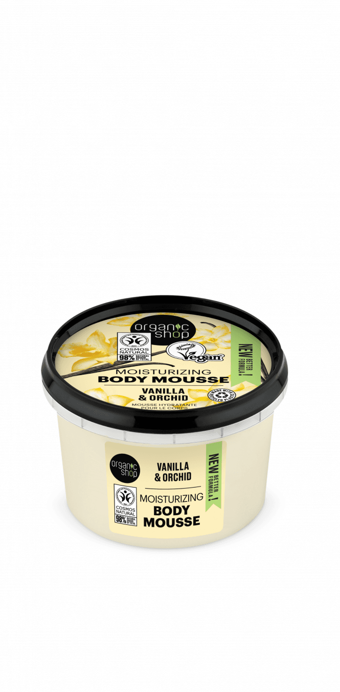 Organic Shop Moisturizing BodyMousse V&O 250ml (Pack of 6)