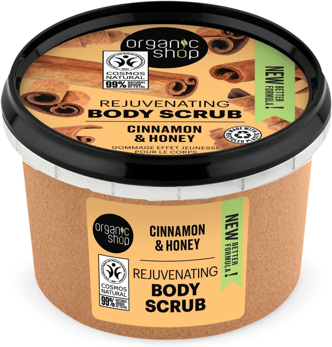 Organic Shop Rejuvenating BodyScrub C&H 250ml (Pack of 6)