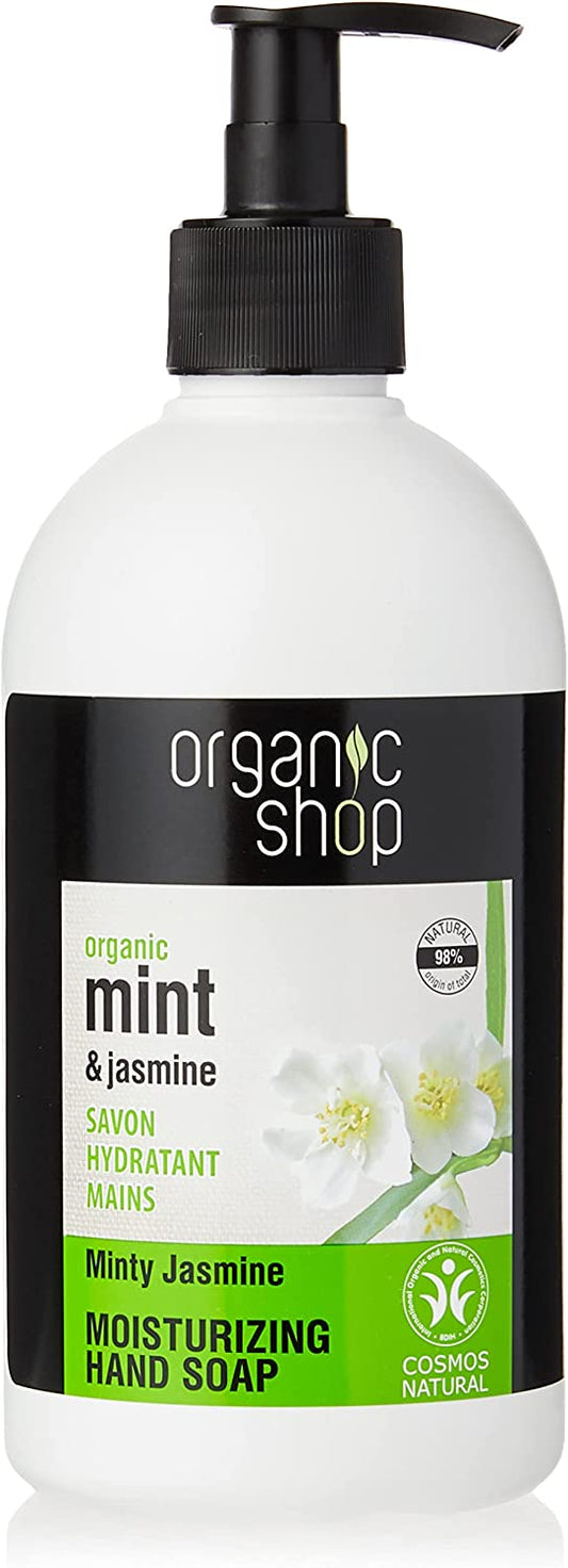 Organic Shop Moisturising HandSoap M&J 500ml (Pack of 6)