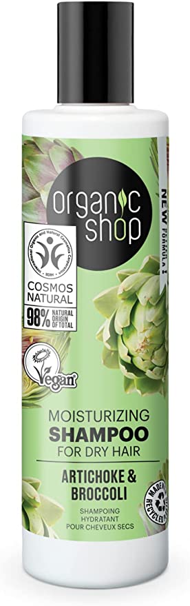 Organic Shop Moisturising Shampoo A&B 280ml (Pack of 6)