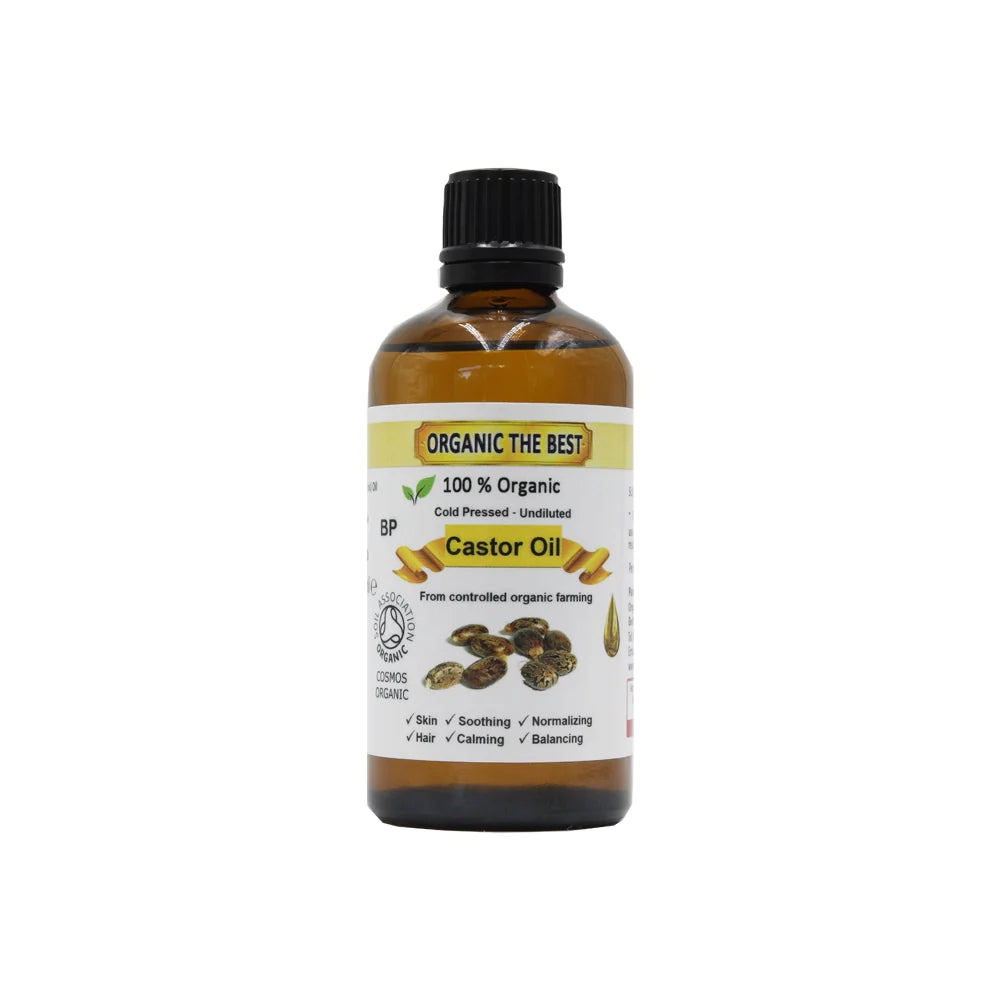 Organic The Best Castor Oil Cold Pressed Undiluted 100ml (Pack of 24)