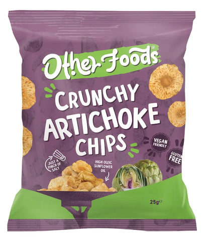 Other Foods Artichoke Crisps 25g (Pack of 16)