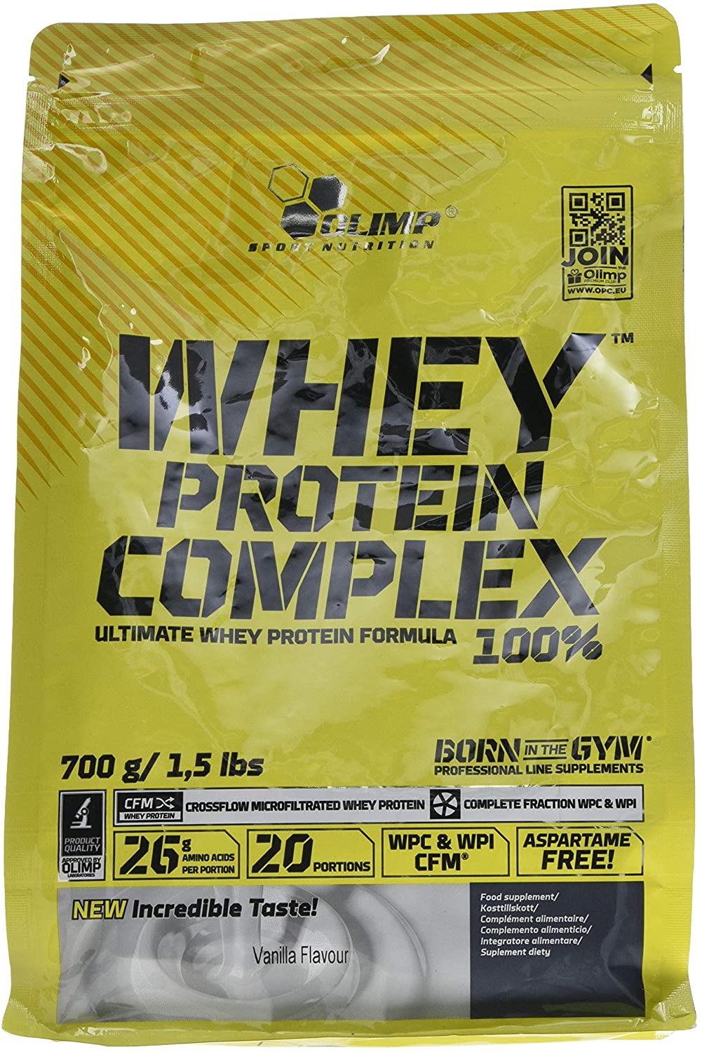 Olimp Nutrition Whey Protein Complex 100%, Vanilla - 700g