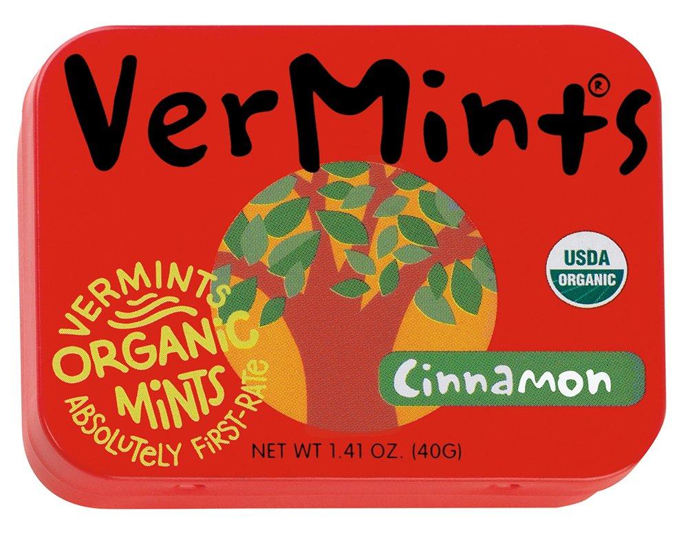 VerMints Organic Cinnamon Mints 40g (Pack of 6)