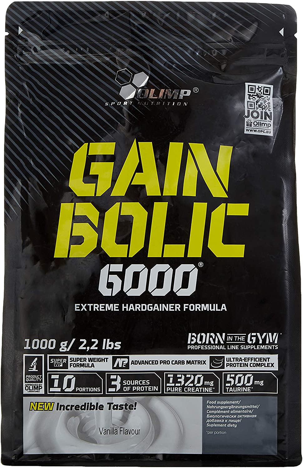 Olimp Nutrition Gain Bolic 6000, Vanilla - 1000g