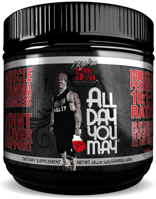 5% Nutrition AllDayYouMay, Fruit Punch - 465g