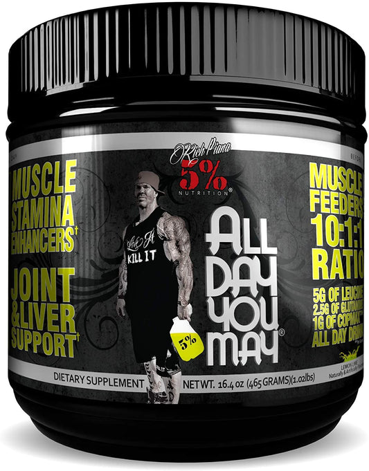 5% Nutrition AllDayYouMay, Lemon Lime - 465g