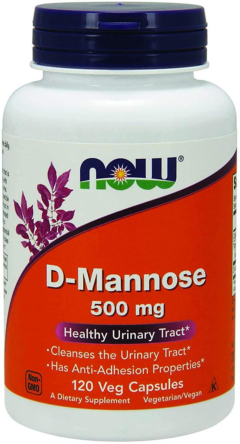 NOW Foods D-Mannose, 500mg - 120 vcaps