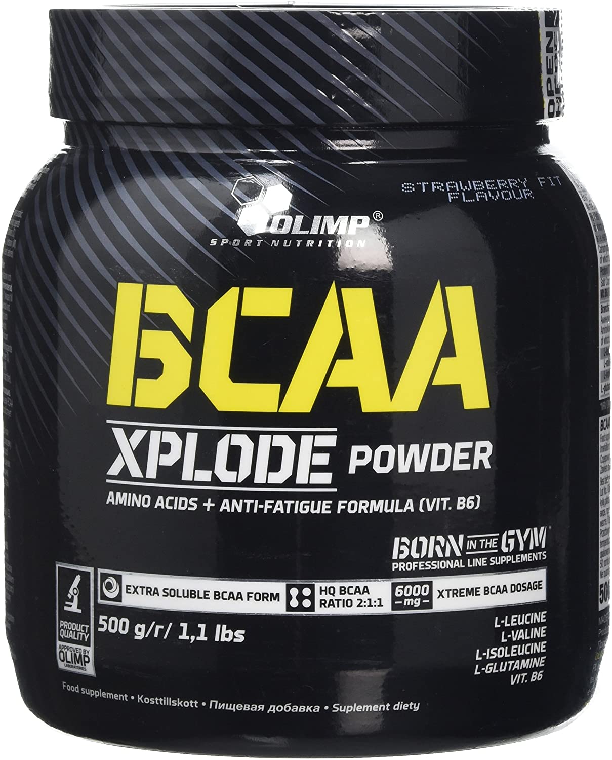 Olimp Nutrition BCAA Xplode, Strawberry Fit - 500g