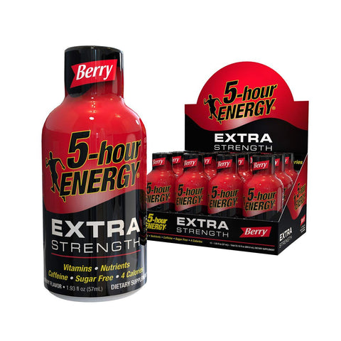 5-Hour Energy Extra Strength, Berry - 12 shots