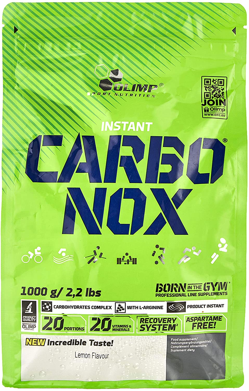 Olimp Nutrition Carbonox, Lemon - 1000g