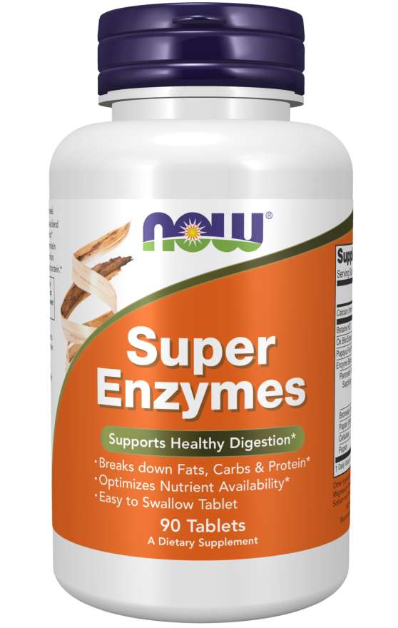 NOW Foods Super Enzymes - 90 tabs