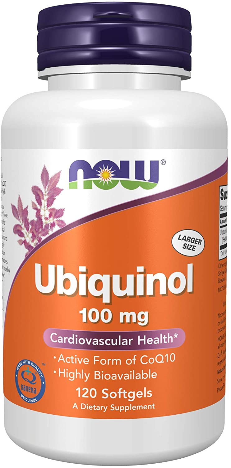 NOW Foods Ubiquinol, 100mg - 120 softgels