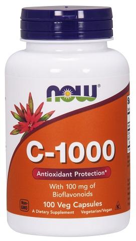 NOW Foods Vitamin C-1000 with 100mg Bioflavonids - 100 vcaps