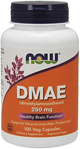 NOW Foods DMAE (Dimethylaminoethanol), 250mg - 100 vcaps