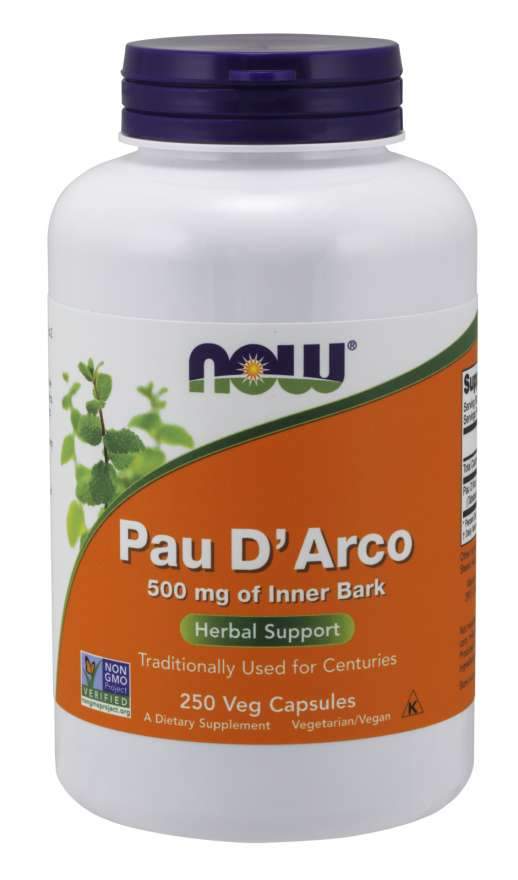 NOW Foods Pau D'Arco, 500mg - 250 vcaps
