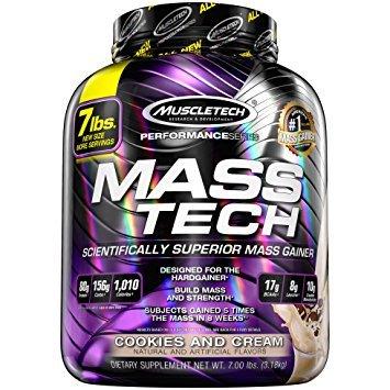 MuscleTech Mass-Tech, Cookies & Cream - 3180g