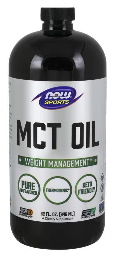 NOW Foods MCT Oil, Pure Liquid - 946 ml.