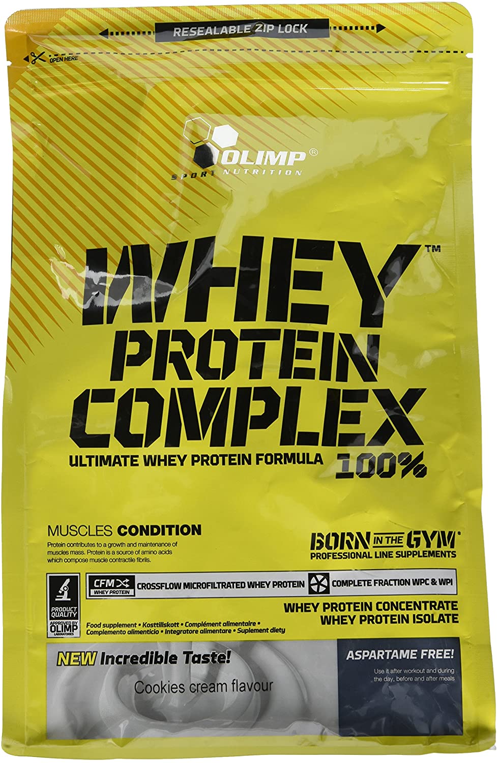 Olimp Nutrition Whey Protein Complex 100%, Cookies Cream - 700g