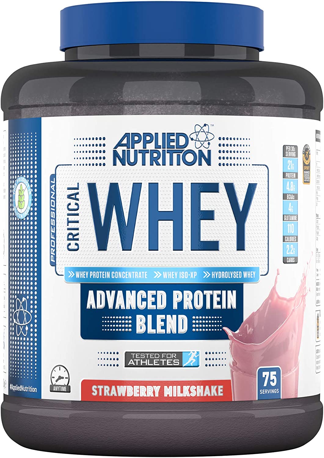 Applied Nutrition Critical Whey, Strawberry - 2270g