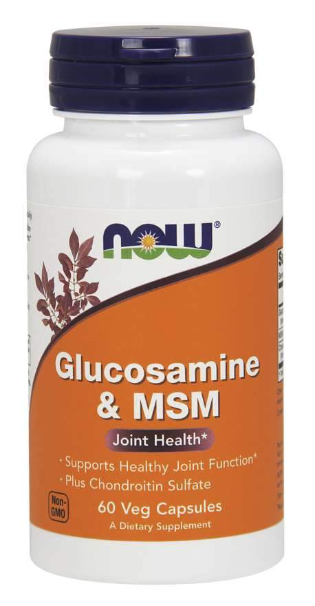 NOW Foods Glucosamine & MSM - 60 vcaps