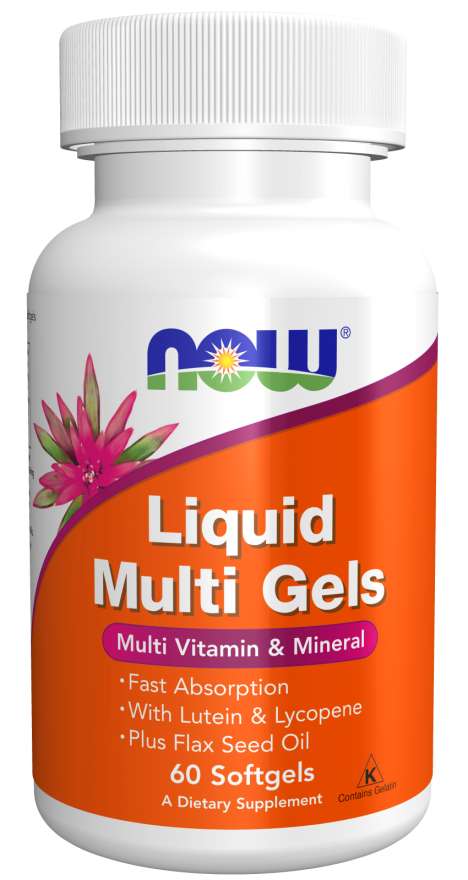 NOW Foods Liquid Multi Gels - 60 softgels