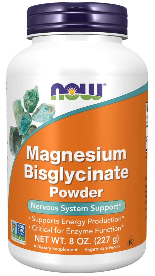 NOW Foods Magnesium Bisglycinate Powder - 227g
