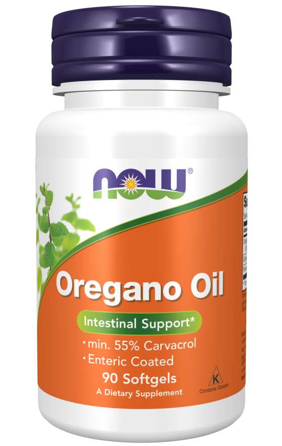 NOW Foods Oregano Oil, Enteric - 90 softgels