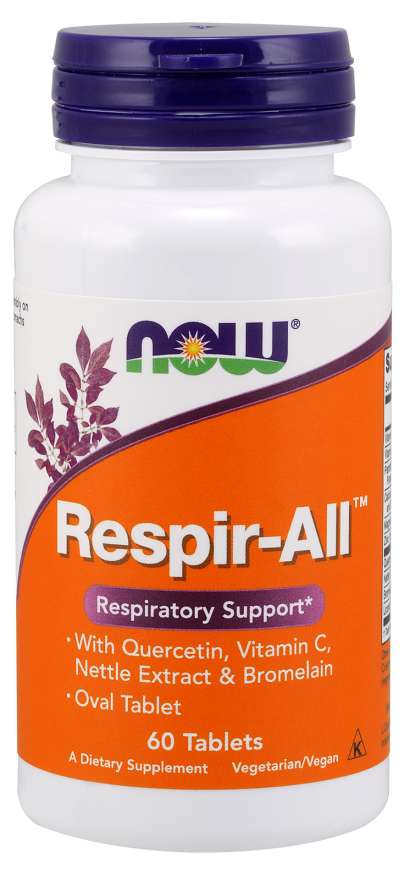 NOW Foods Respir-All, Allergy - 60 tablets