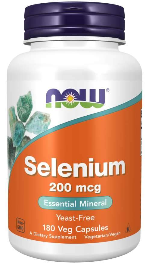 NOW Foods Selenium, 200mcg - 180 vcaps