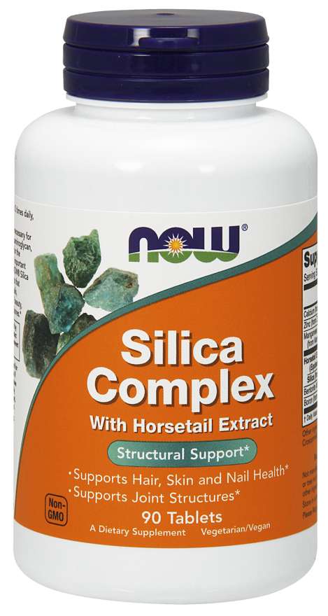 NOW Foods Silica Complex with Horsetail Extract - 90 tablets