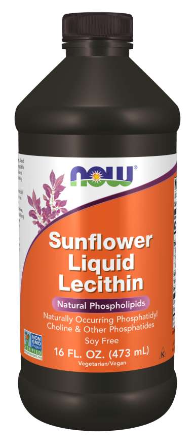 NOW Foods Sunflower Lecithin, Liquid - 473 ml.