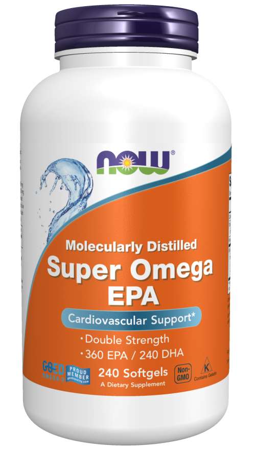NOW Foods Super Omega EPA Molecularly Distilled - 240 softgels
