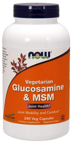 NOW Foods Glucosamine & MSM Vegetarian - 240 vcaps