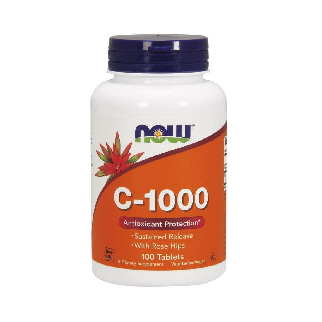 NOW Foods Vitamin C-1000 with Rose Hips - Susteined Release - 100 tabs
