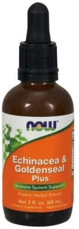 NOW Foods Echinacea & Goldenseal Plus - 60 ml.