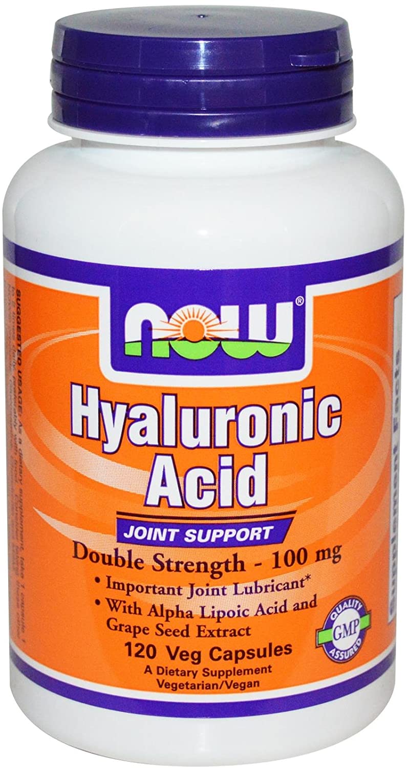 NOW Foods Hyaluronic Acid, 100mg Double Strength - 120 vcaps