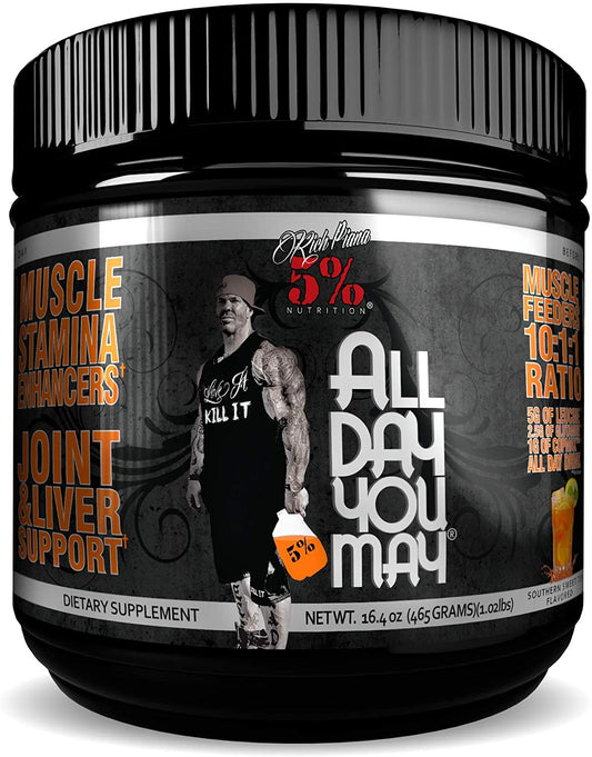 5% Nutrition AllDayYouMay, Southern Sweet Tea - 465g