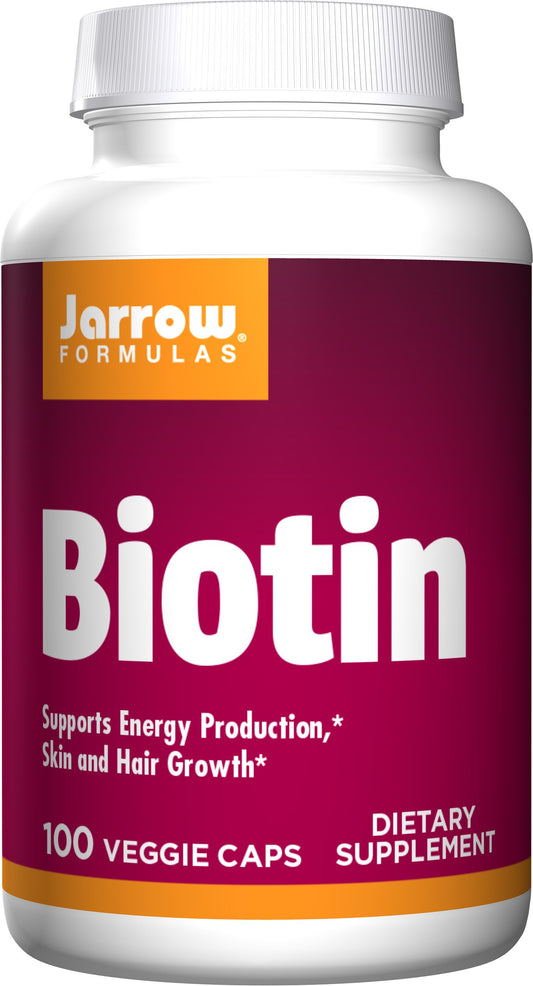 Jarrow Formulas Biotin, 5000mcg - 100 caps