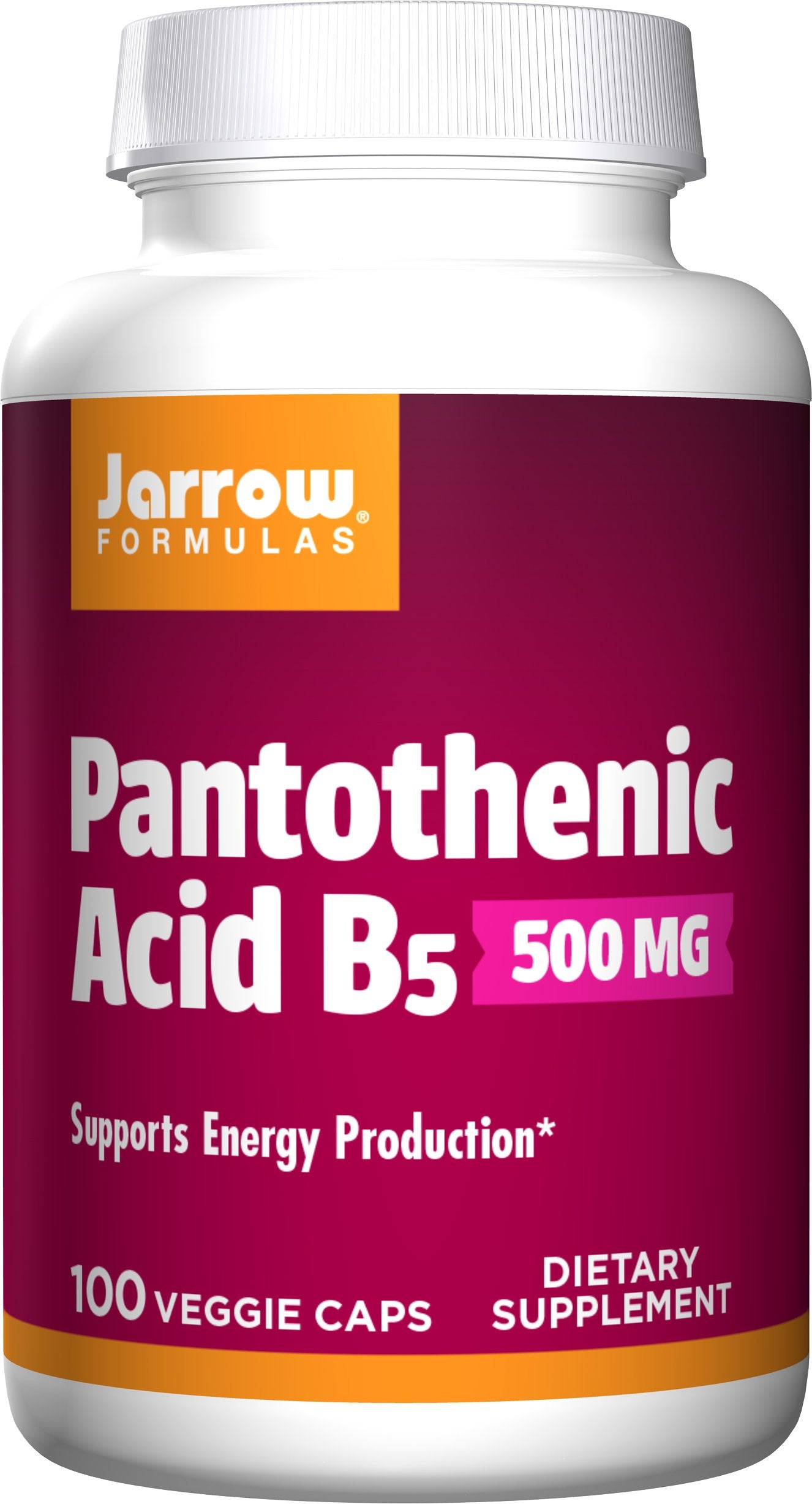 Jarrow Formulas Pantothenic Acid B5, 500mg - 100 caps