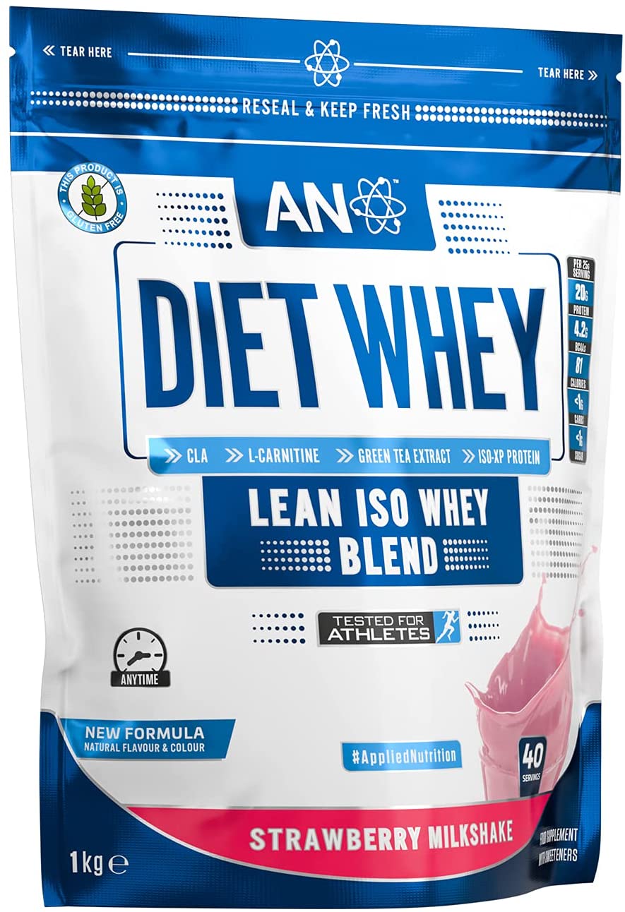 Applied Nutrition Diet Whey, Strawberry Milkshake - 1000g