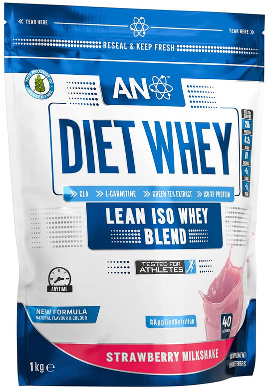 Applied Nutrition Diet Whey, Strawberry Milkshake - 1000g