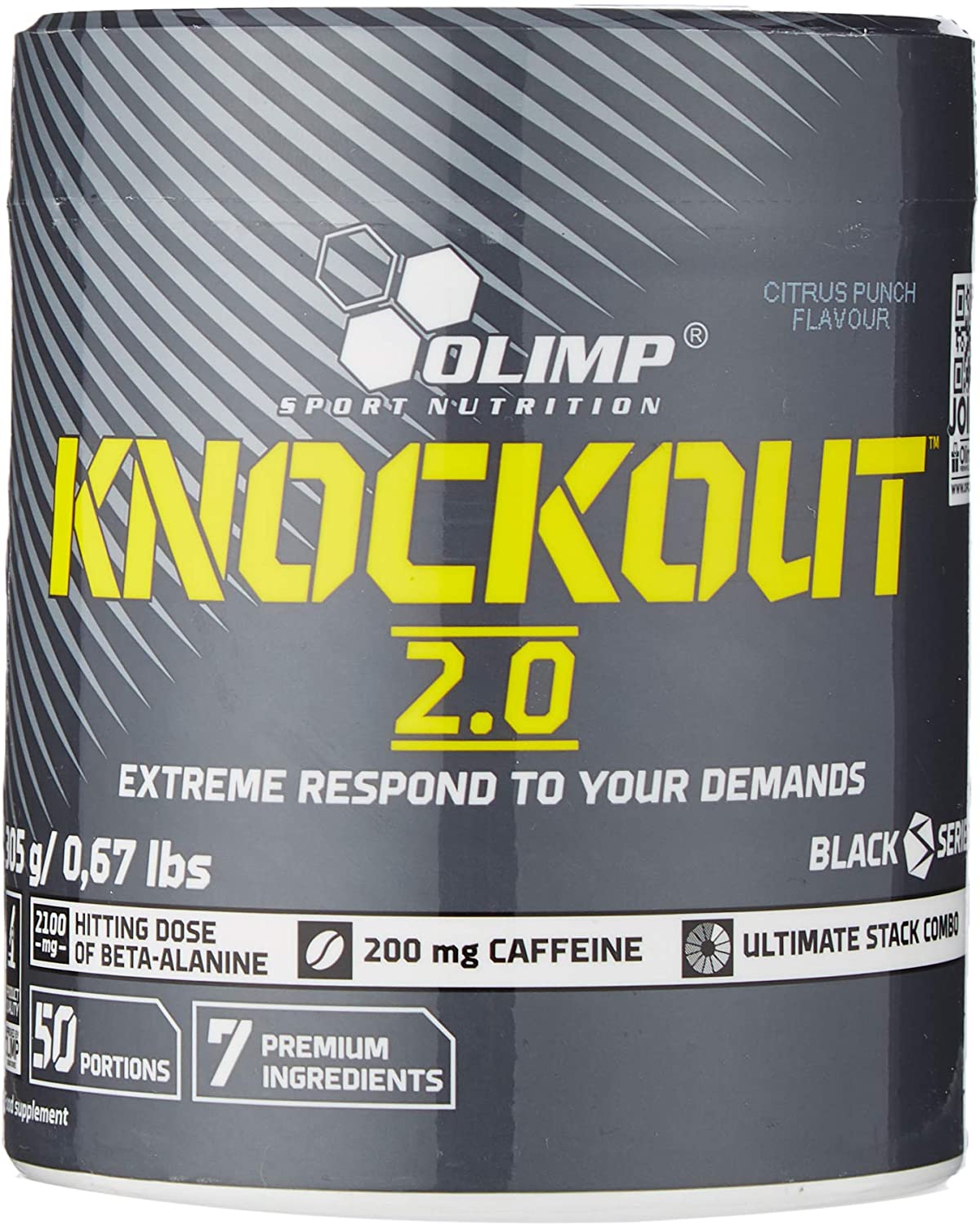 Olimp Nutrition Knockout 2.0, Citrus Punch - 305g